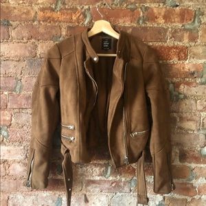 Zara Faux Suede Jacket